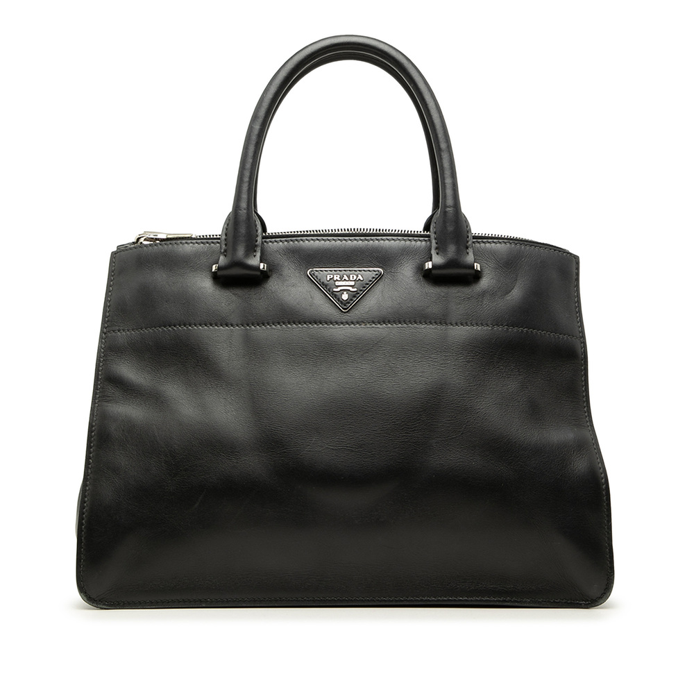 Pre-Loved Prada City Calf Twin Pocket Satchel